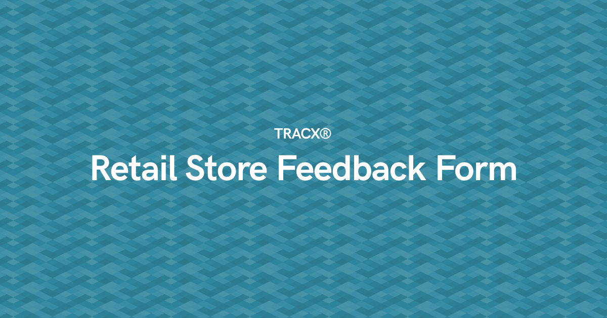 Retail Store Feedback Form