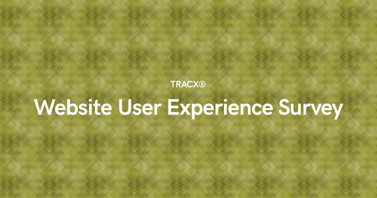 Website User Experience Survey