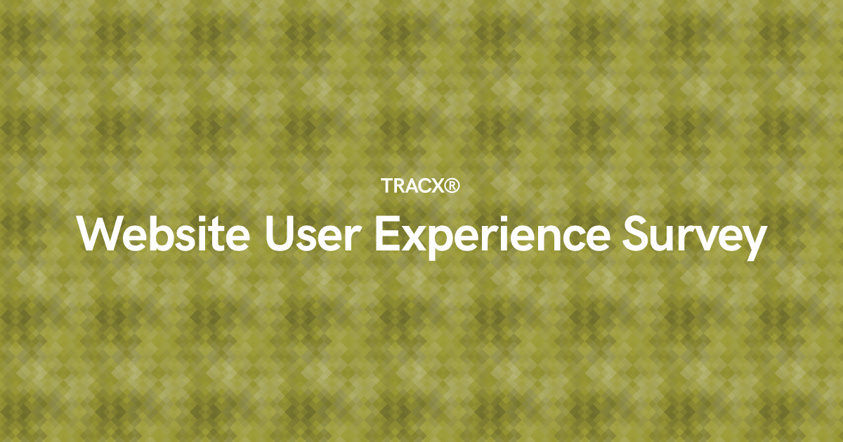 Website User Experience Survey