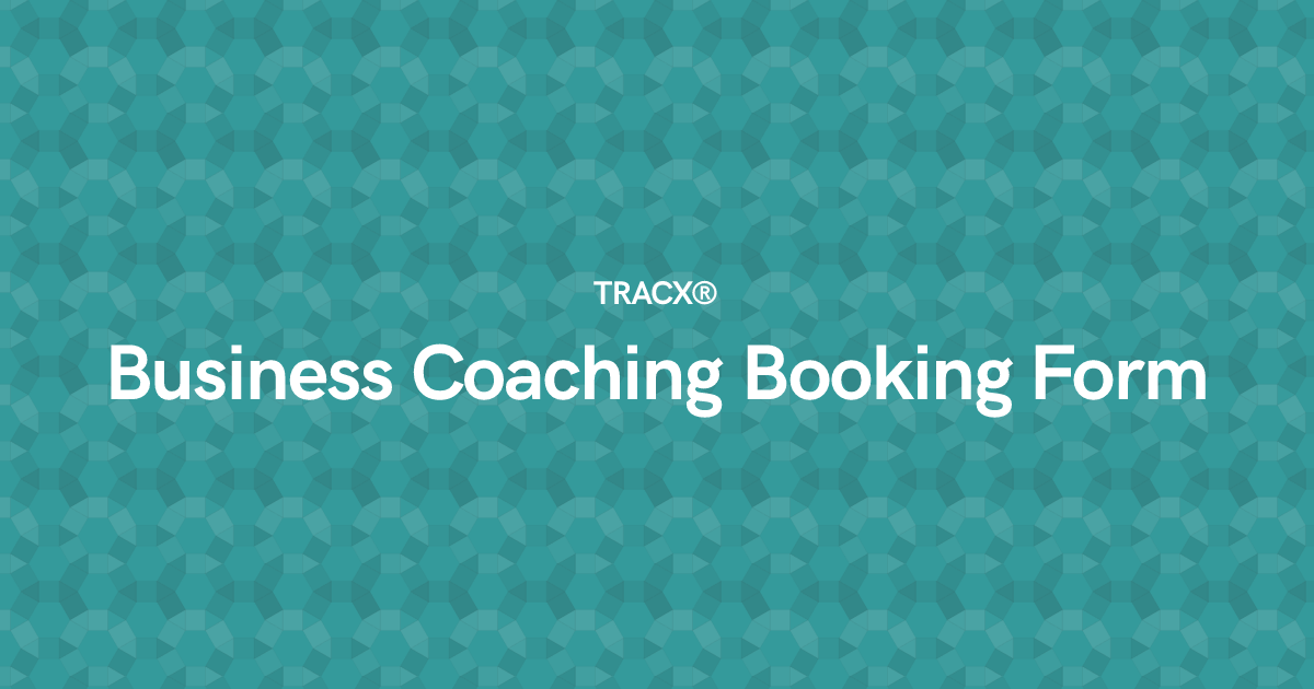Business Coaching Booking Form