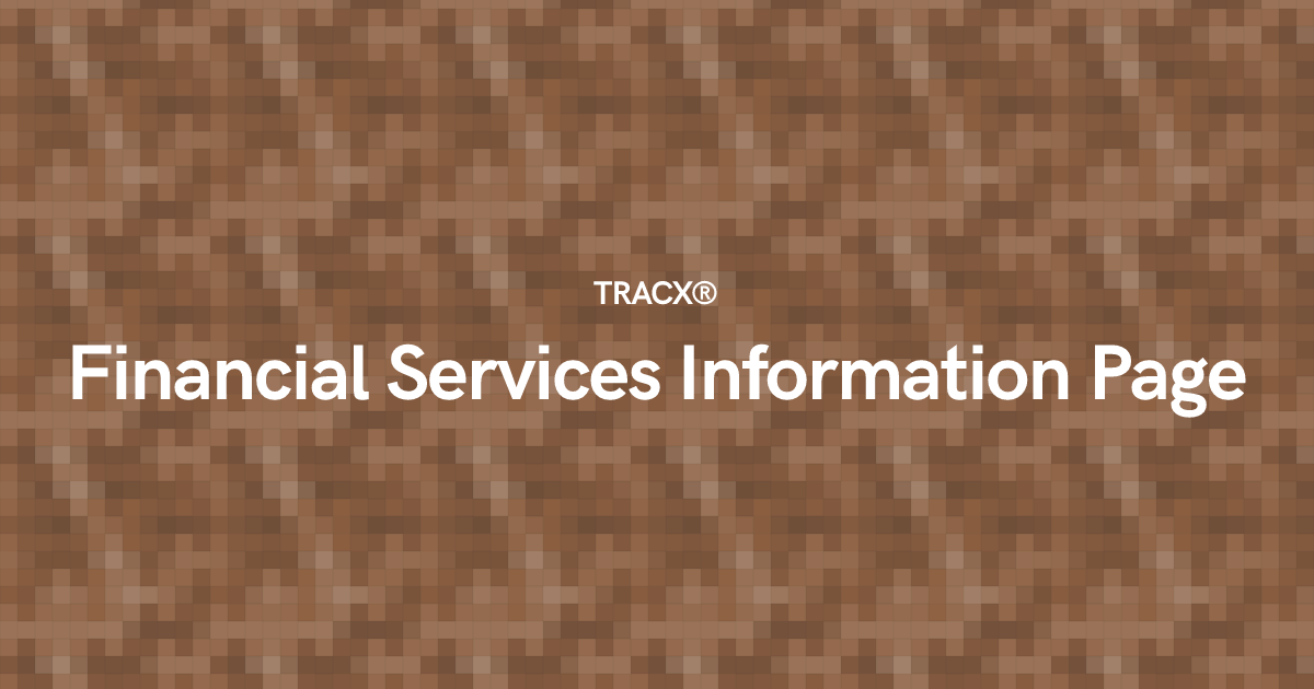 Financial Services Information Page