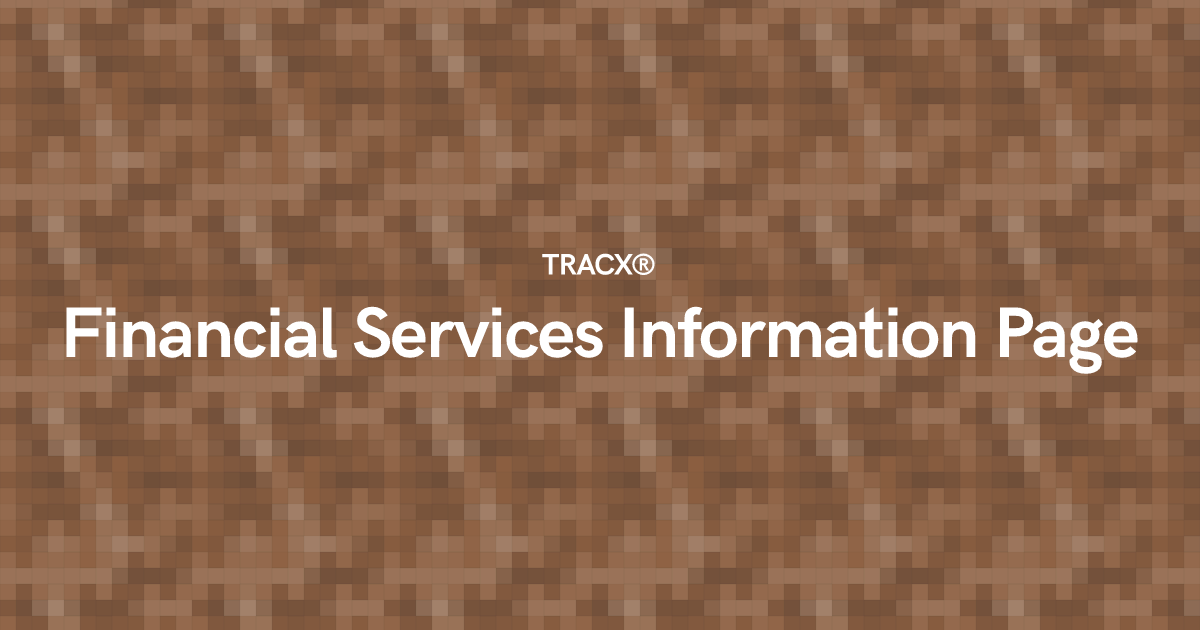 Financial Services Information Page