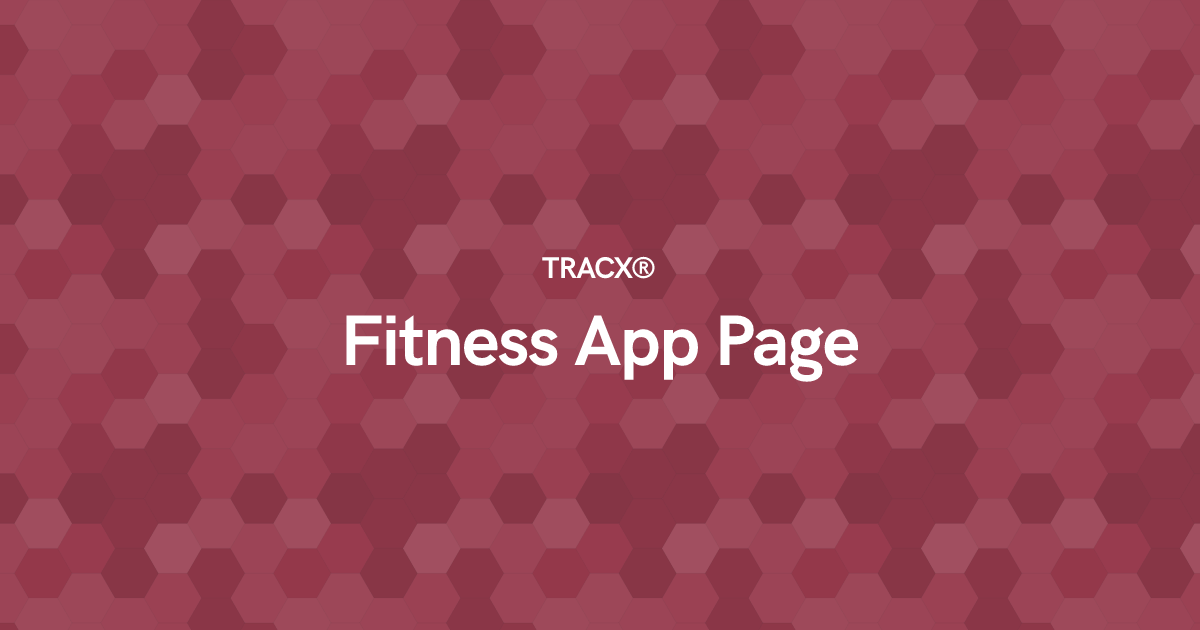 Fitness App Page