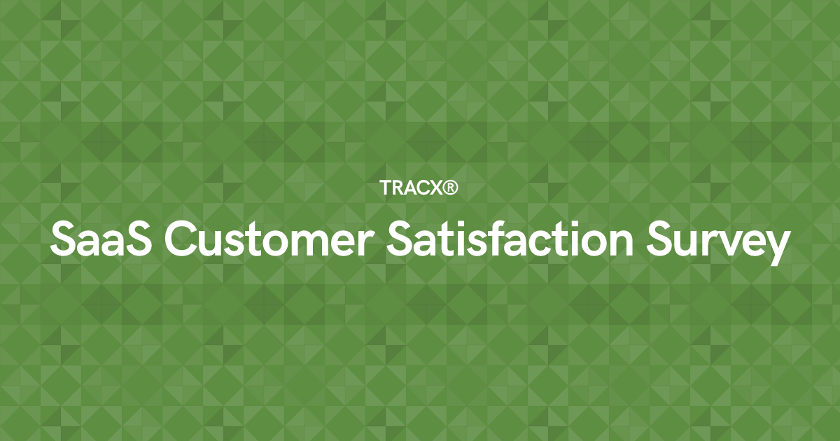 SaaS Customer Satisfaction Survey