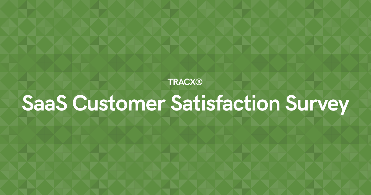 SaaS Customer Satisfaction Survey