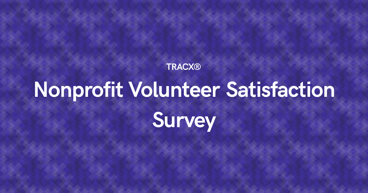 Nonprofit Volunteer Satisfaction Survey