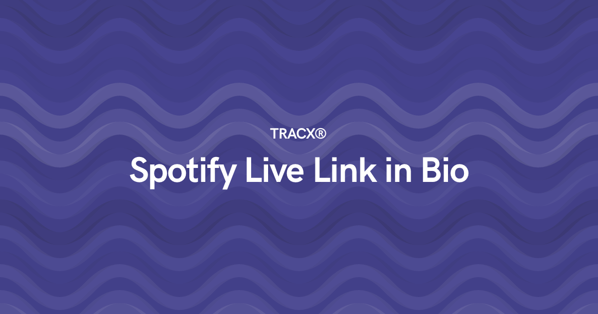 Spotify Live Link in Bio