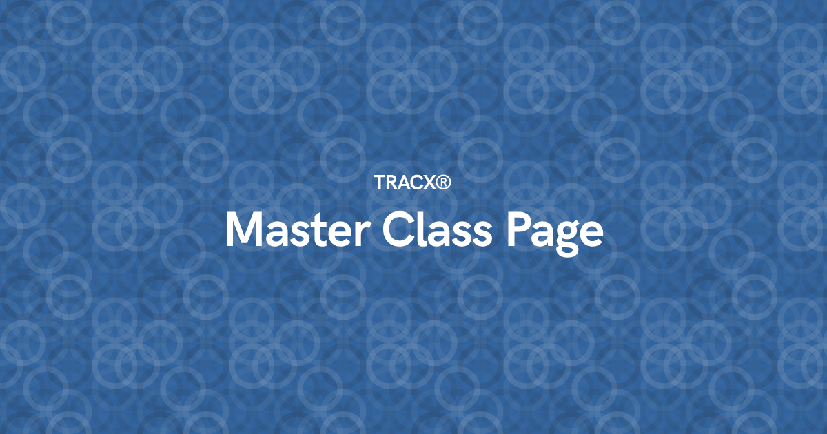 Master Class Page