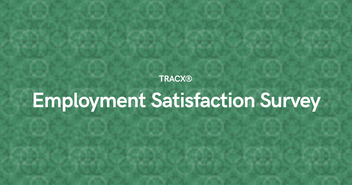Employment Satisfaction Survey