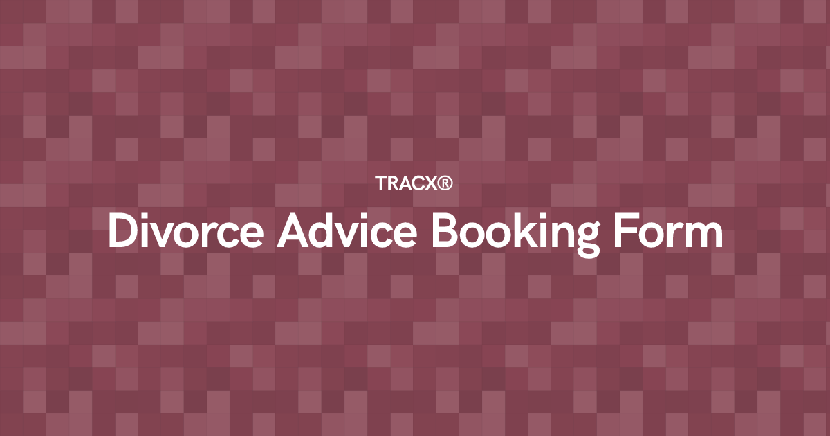 Divorce Advice Booking Form