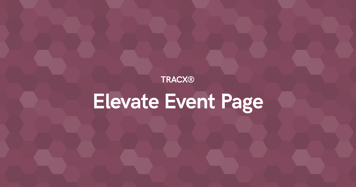 Elevate Event Page