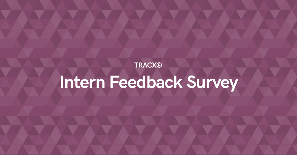 Intern Feedback Survey