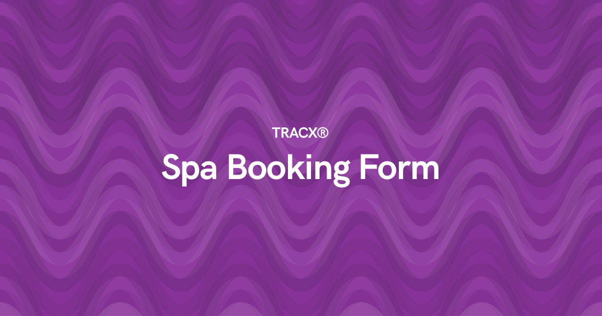 Spa Booking Form