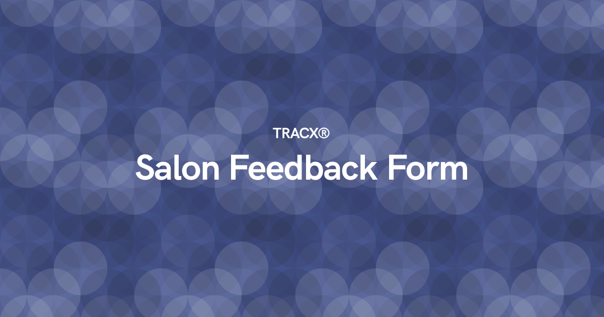 Salon Feedback Form