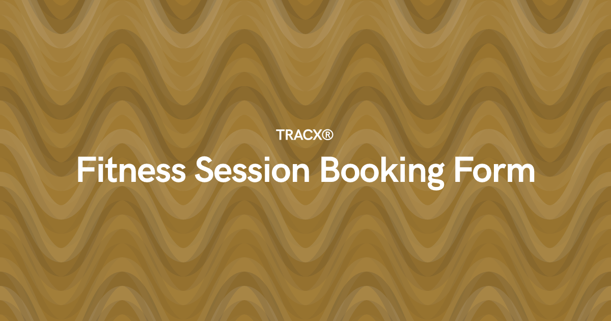 Fitness Session Booking Form