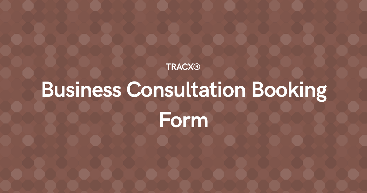 Business Consultation Booking Form