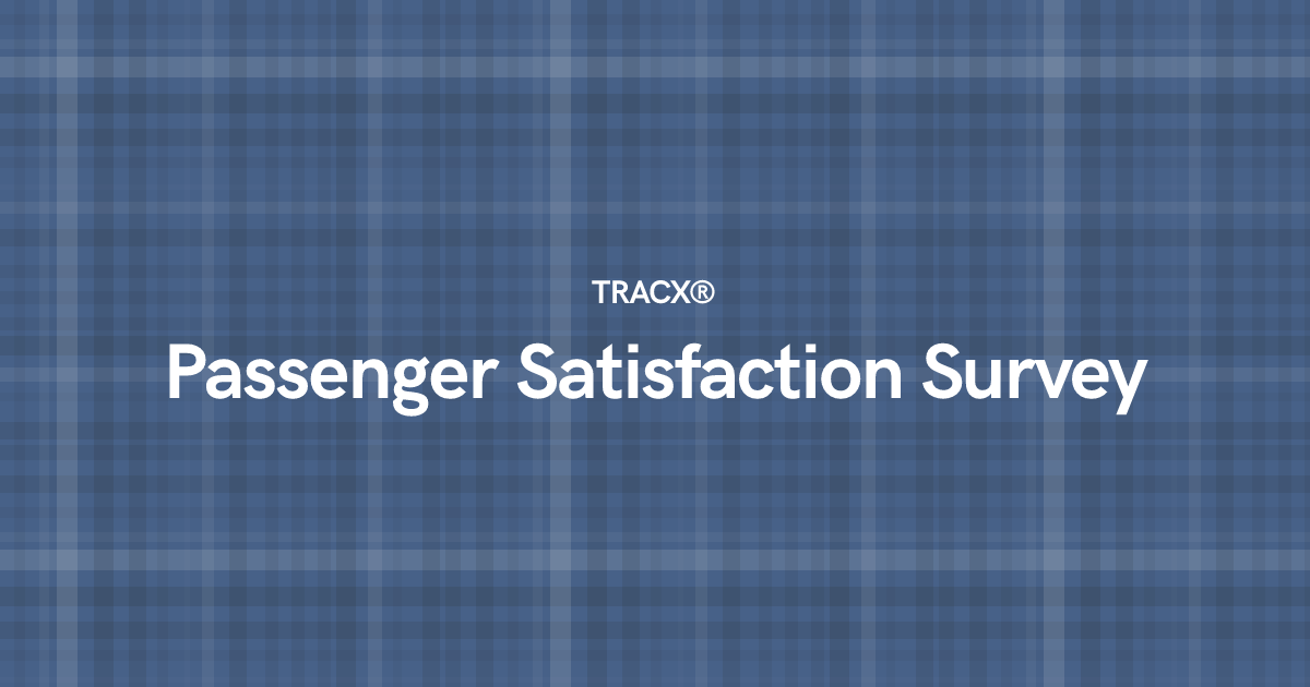 Passenger Satisfaction Survey