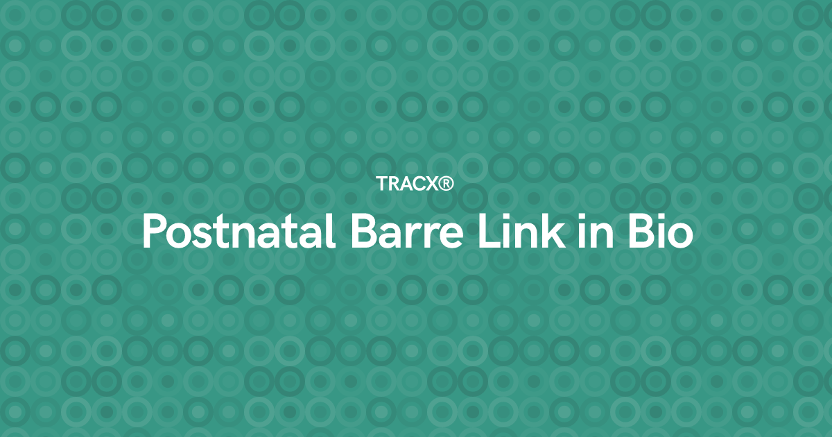 Postnatal Barre Link in Bio