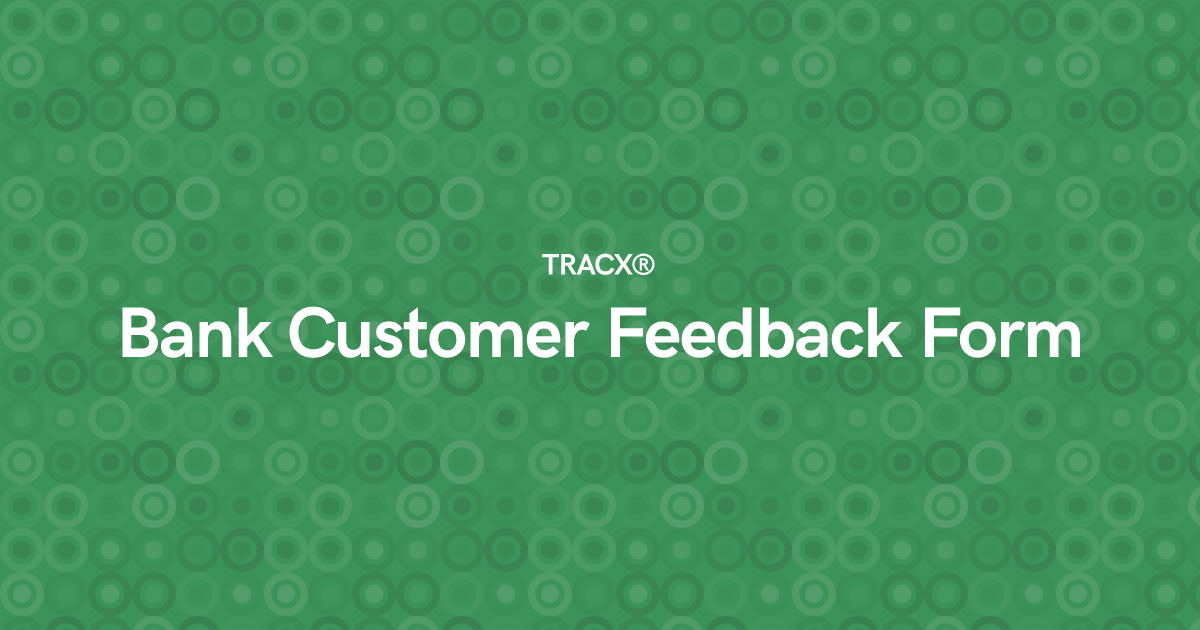 Bank Customer Feedback Form