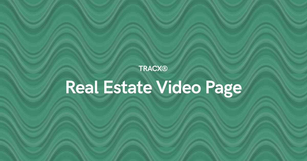 Real Estate Video Page
