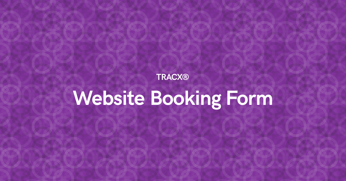 Website Booking Form