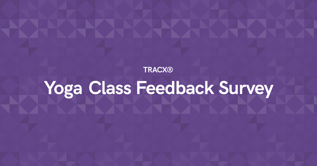 Yoga Class Feedback Survey
