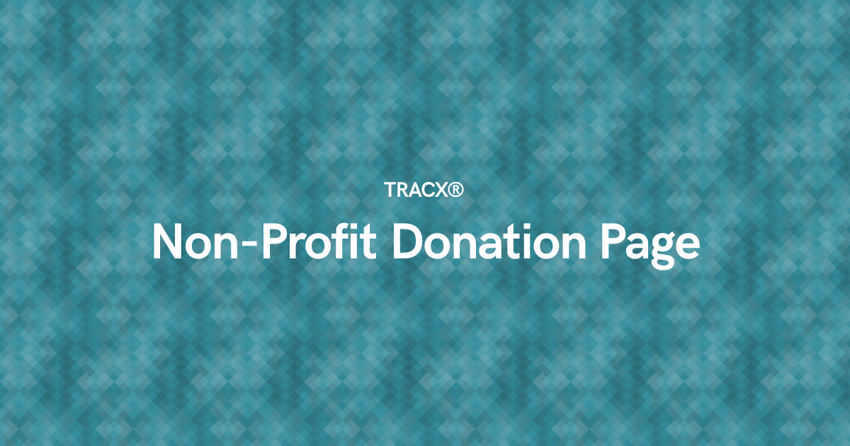 Non-Profit Donation Page