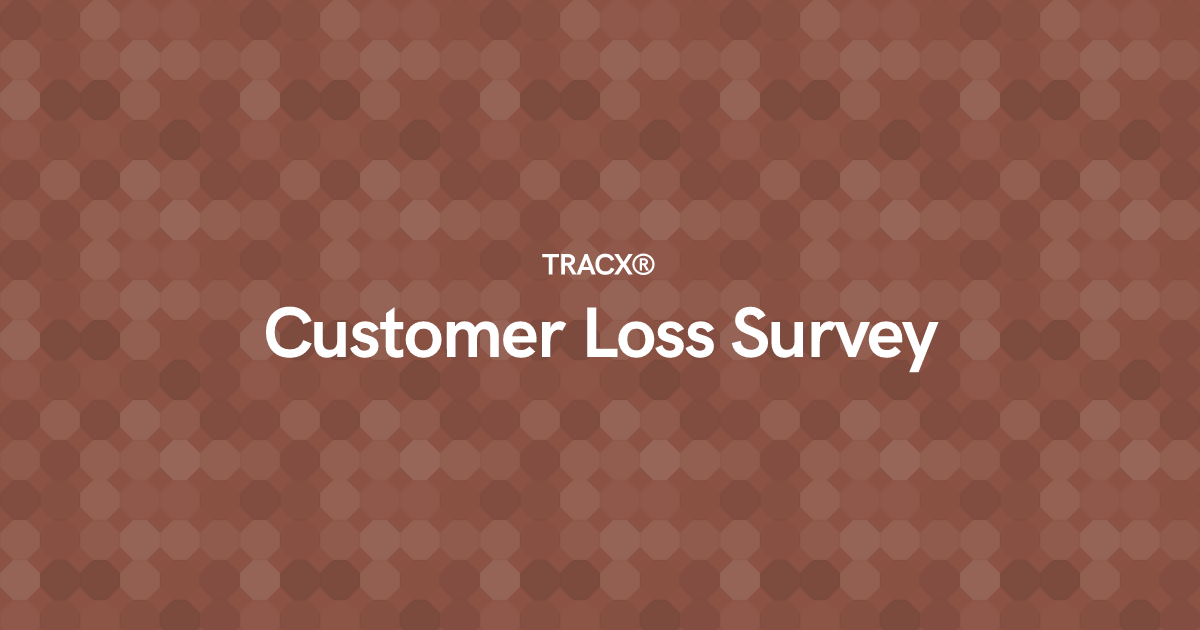 Customer Loss Survey