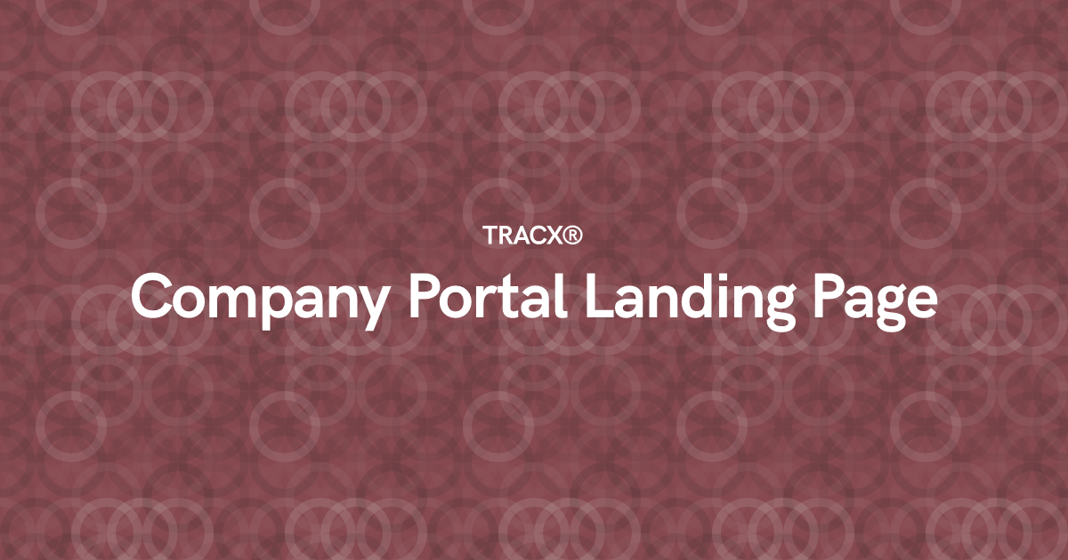 Company Portal Landing Page