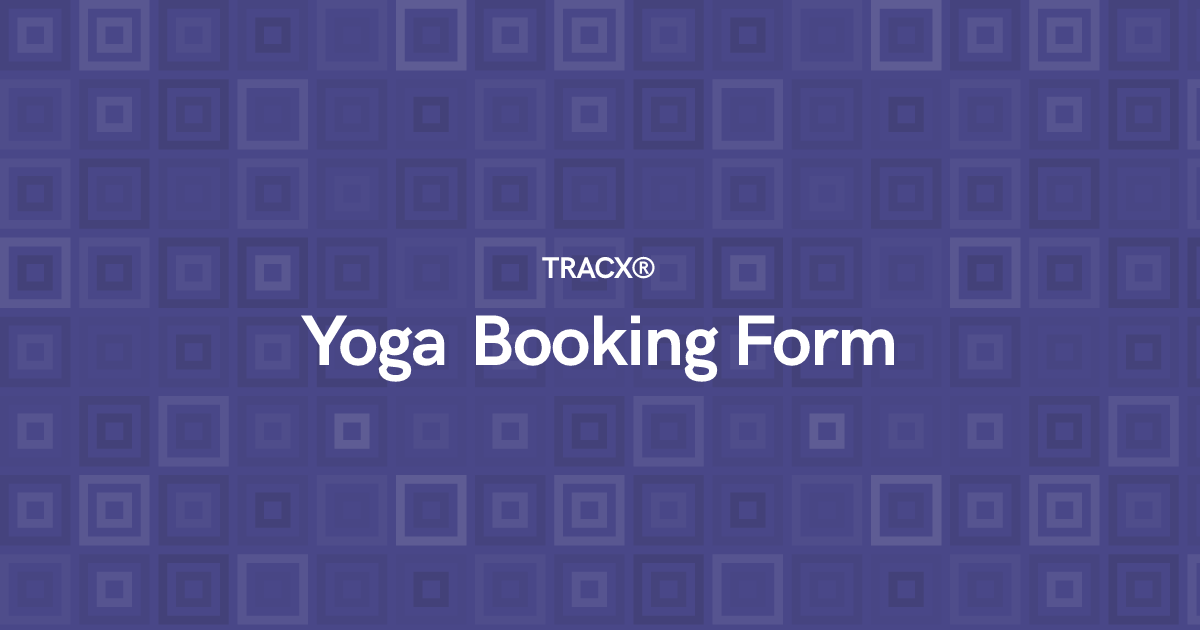 Yoga Booking Form