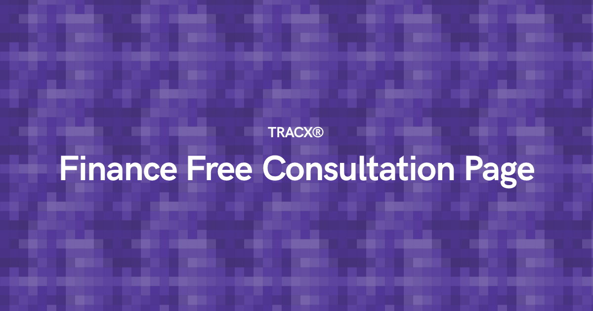 Finance Free Consultation Page