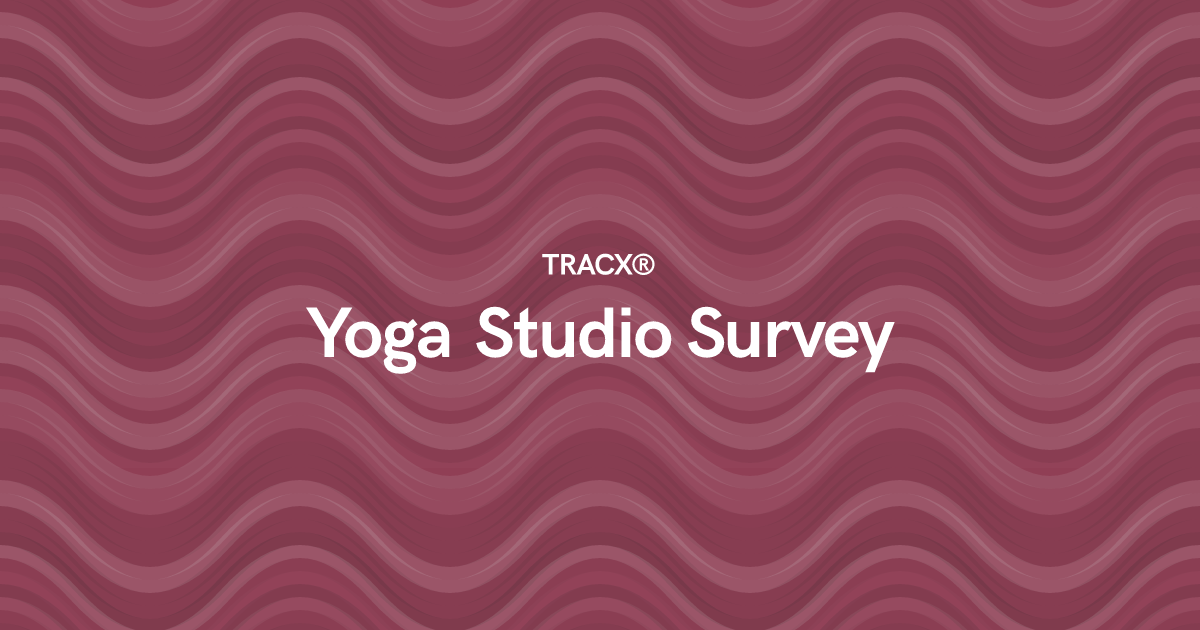 Yoga Studio Survey