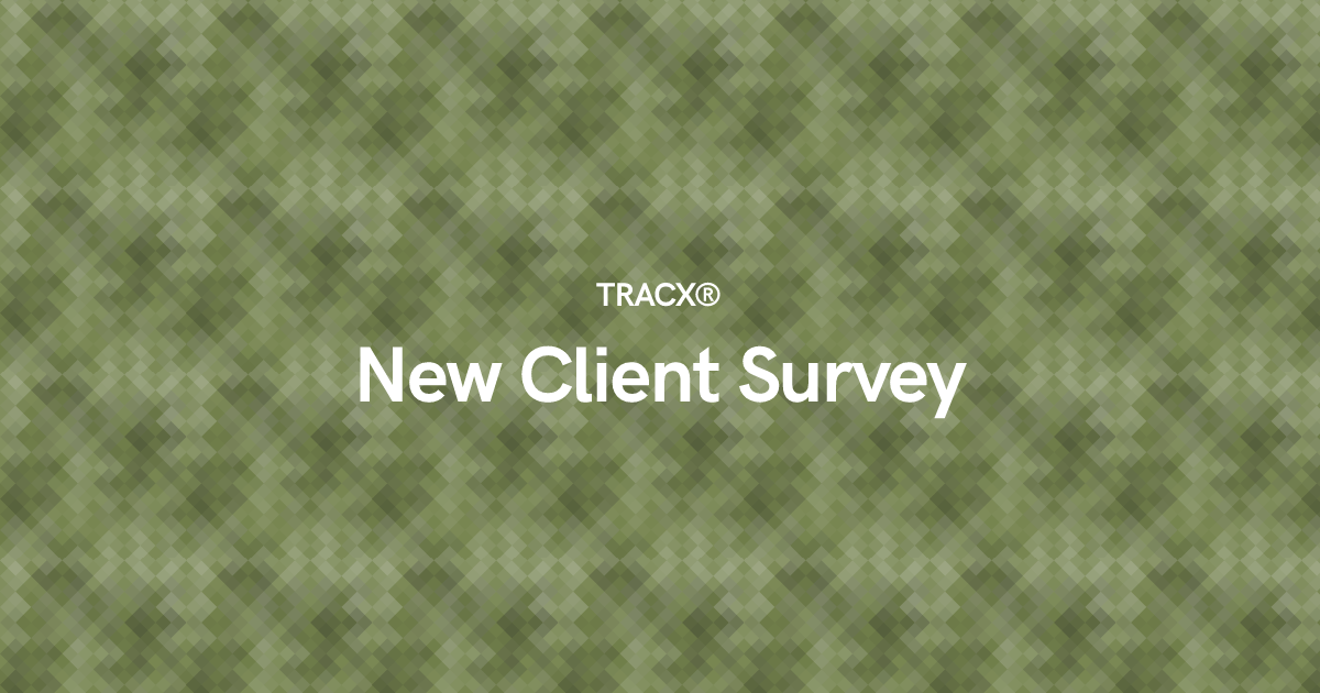 New Client Survey