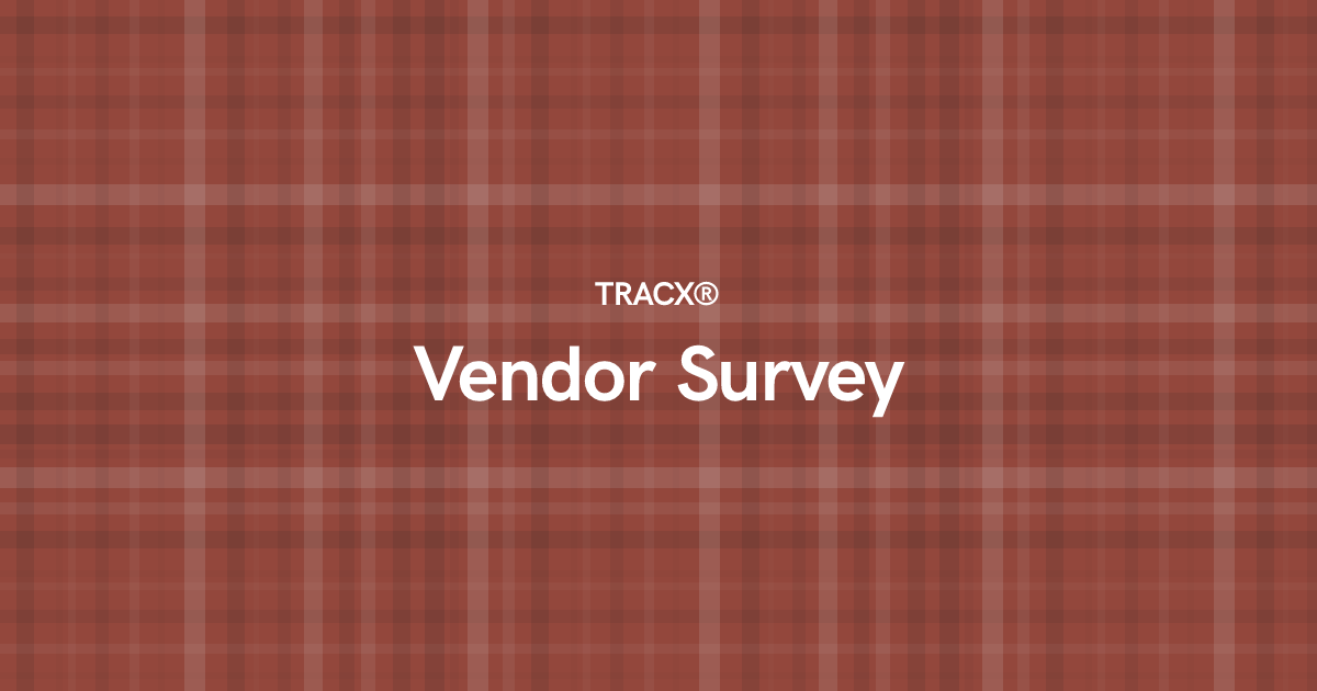 Vendor Survey