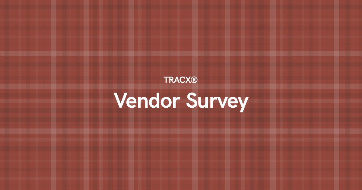 Vendor Survey