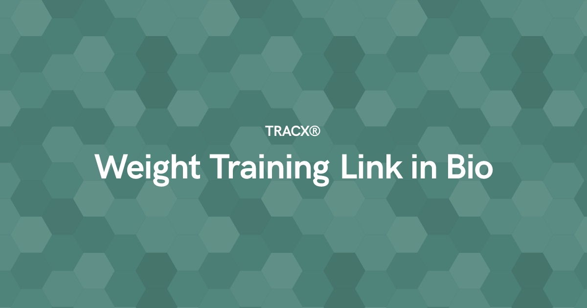 Weight Training Link in Bio