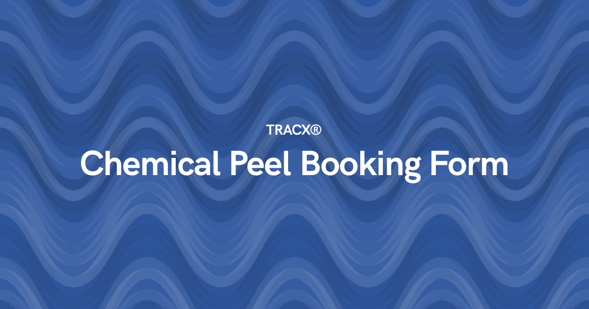 Chemical Peel Booking Form