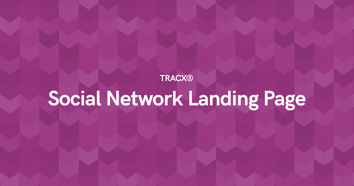 Social Network Landing Page