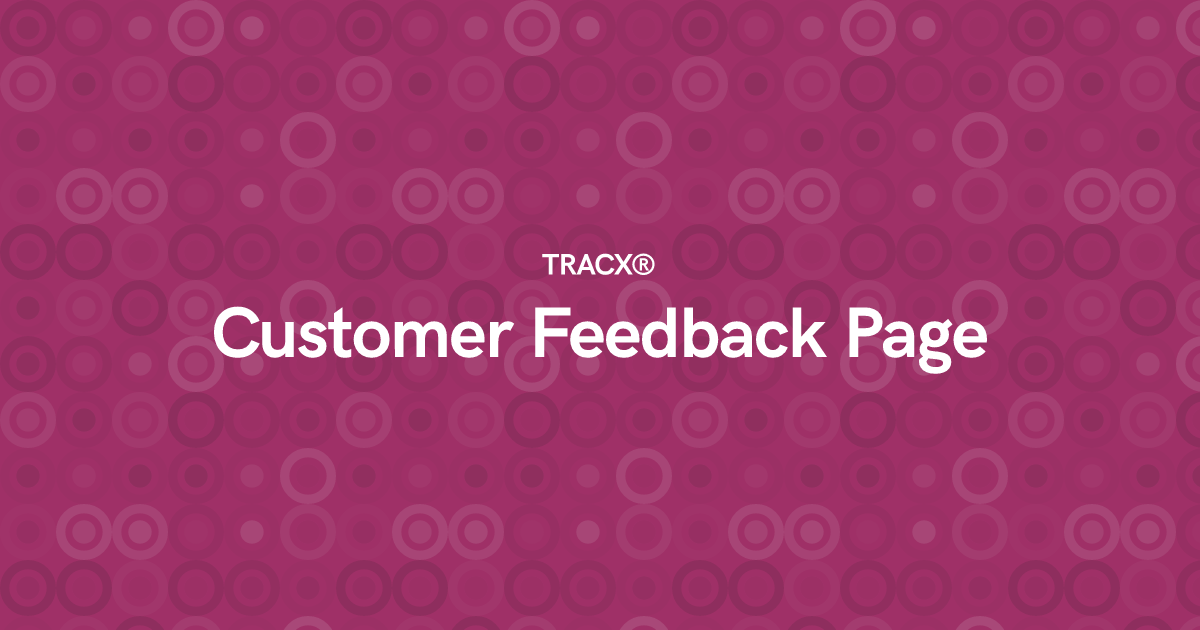 Customer Feedback Page