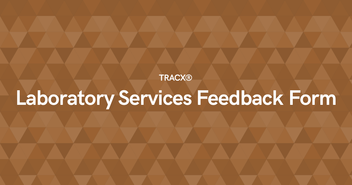 Laboratory Services Feedback Form