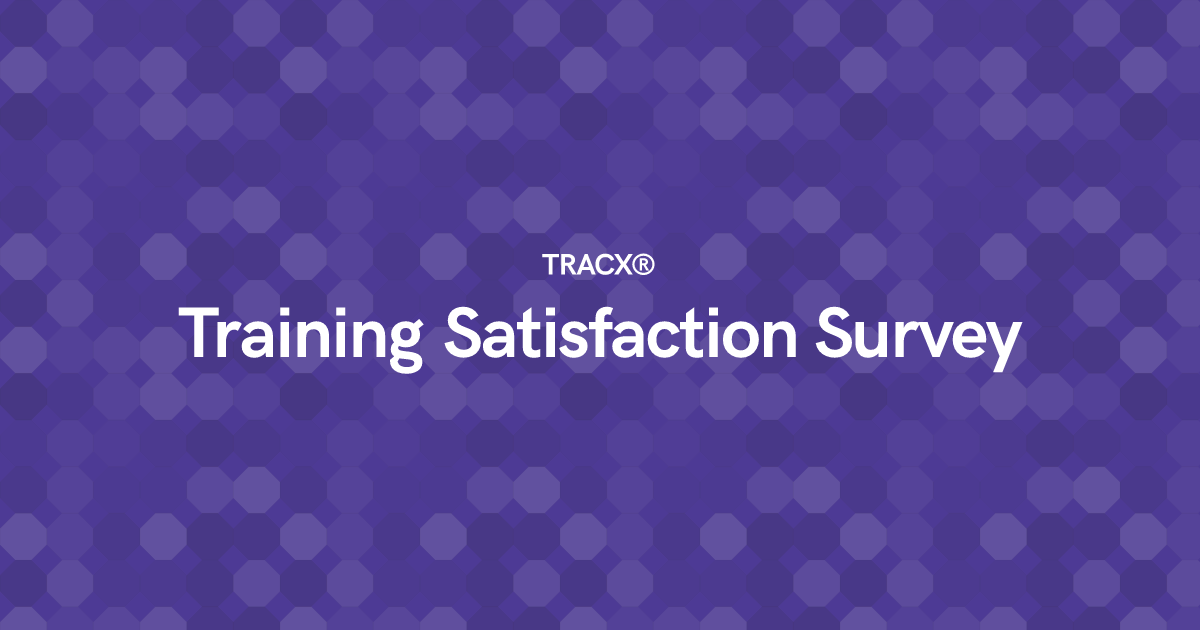 Training Satisfaction Survey
