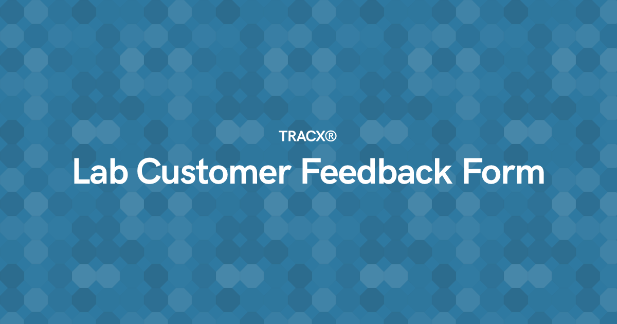 Lab Customer Feedback Form