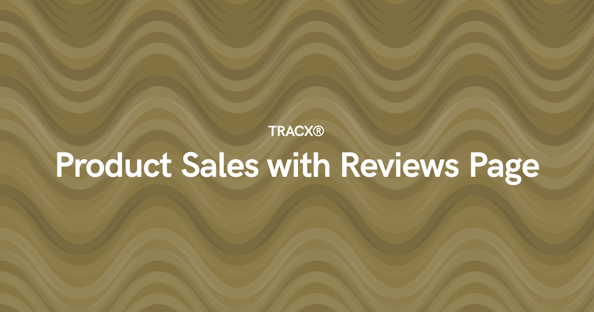 Product Sales with Reviews Page