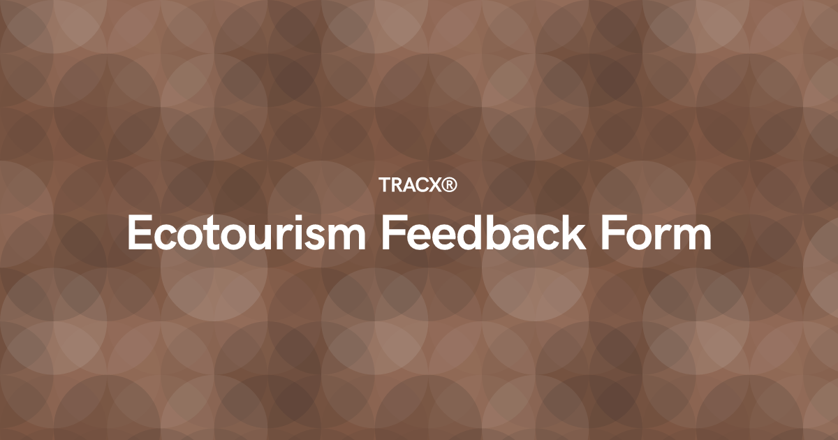 Ecotourism Feedback Form