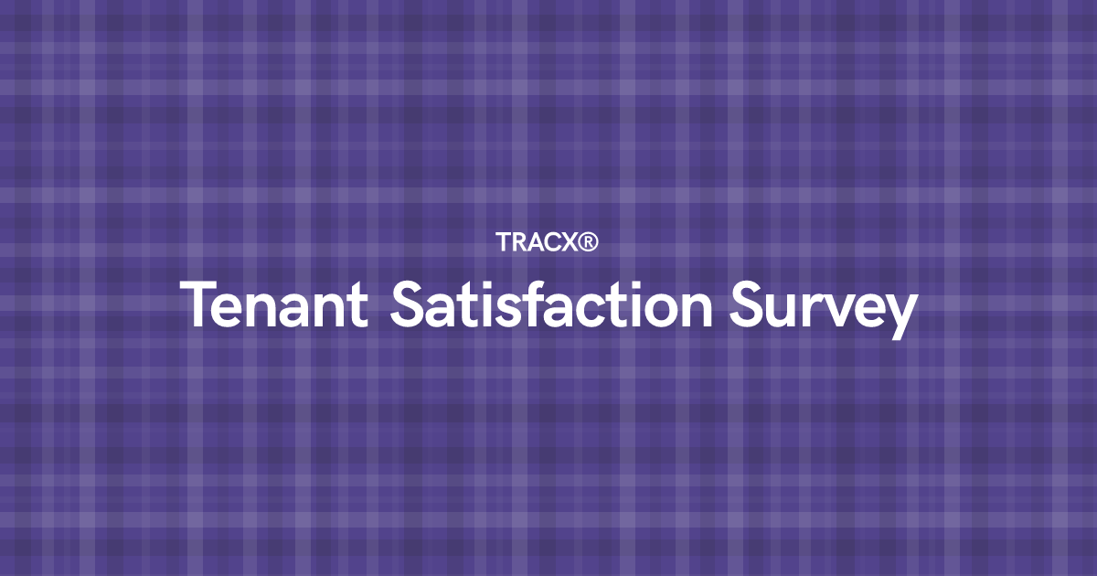 Tenant Satisfaction Survey