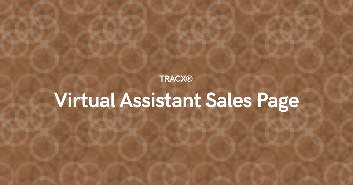 Virtual Assistant Sales Page