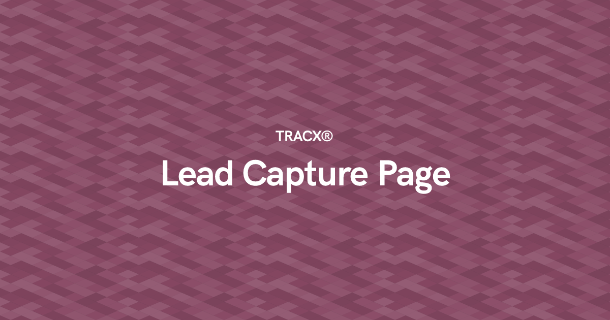 Lead Capture Page