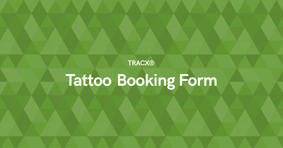 Tattoo Booking Form