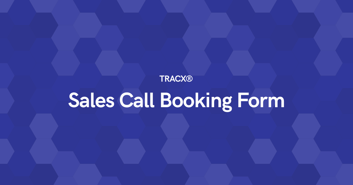 Sales Call Booking Form