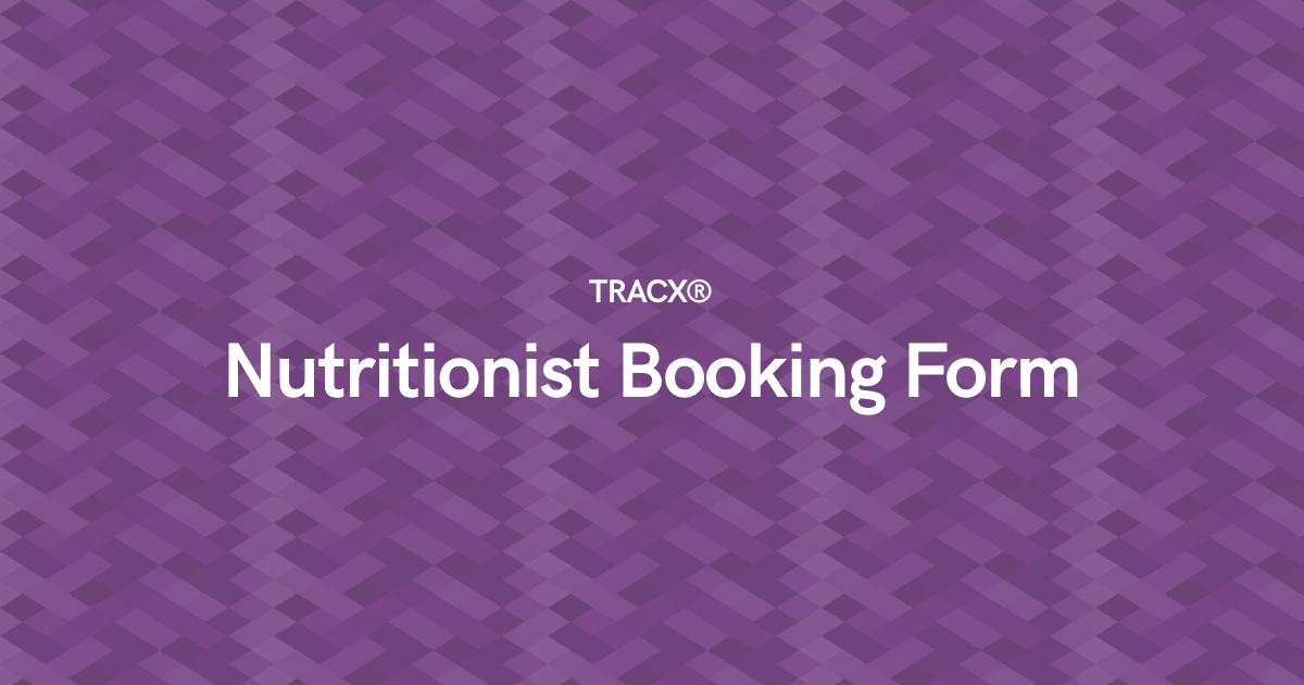 Nutritionist Booking Form